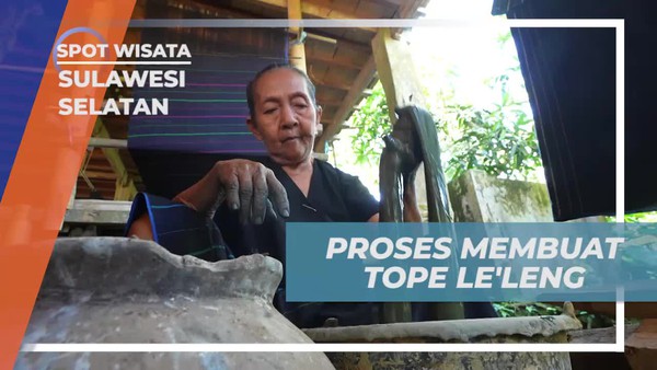 Menghias Kain Tope Leleng dengan Teknik Tradisional di Sulawesi Selatan