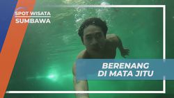 Berenang Segar di Kolam Air Terjun Mata Jitu, Sumbawa  