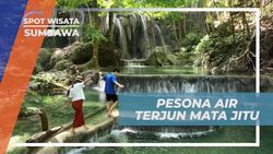 Menikmati Keindahan Air Terjun Mata Jitu di Pulau Moyo, Sumbawa  
