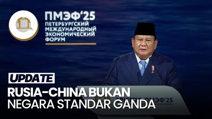 Video Prabowo: Rusia-China Bukan Negara Standar Ganda