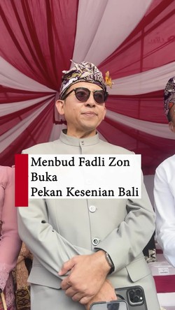 Video: Pukulan Kul-kul Menbud Fadli Zon Tandai Dimulainya Pekan Kesenian Bali