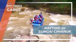 Melakukan Aktivitas Arung Jeram di Sungai Cimanuk, Garut  