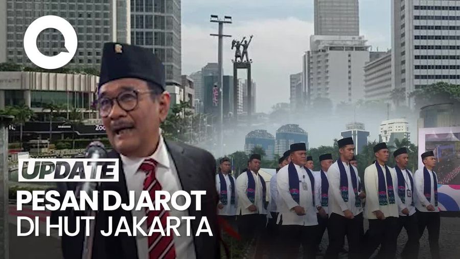 Video Djarot di HUT Jakarta: Banyak Tantangan yang Harus Dihadapi Bersama