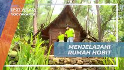 Berfoto di Rumah Hobbit yang Lucu dan Unik di Seribu Batu Songgo Langit, Yogyakarta  