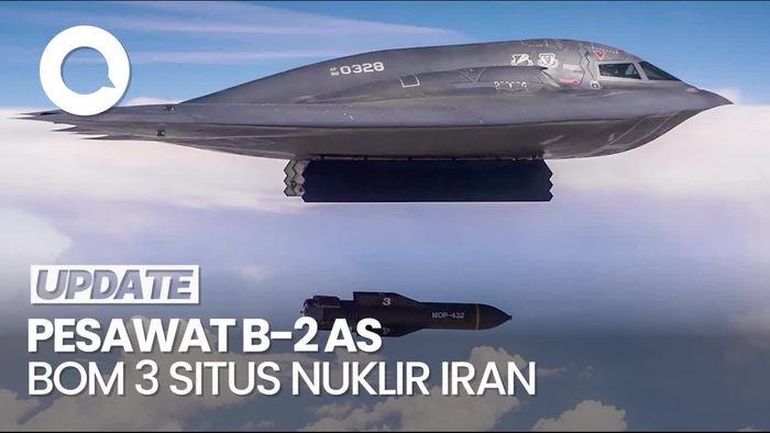 Video: Wujud Pesawat yang Digunakan AS untuk Bom 3 Situs Nuklir Iran