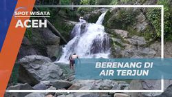 Berenang di Segarnya Air Terjun Suhom Lhoong dan Menikmati Keindahan Alam Aceh  