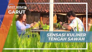 Menikmati Kuliner Tengah Sawah dan Pemandangan Menyejukkan di Garut  