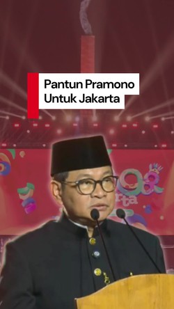 Video: Momen Pramono Berpantun di Perayaan HUT ke-498 Jakarta