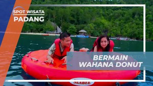 Menantang Adrenalin dengan Wahana Donut di Pantai Swarnadwipa, Padang  