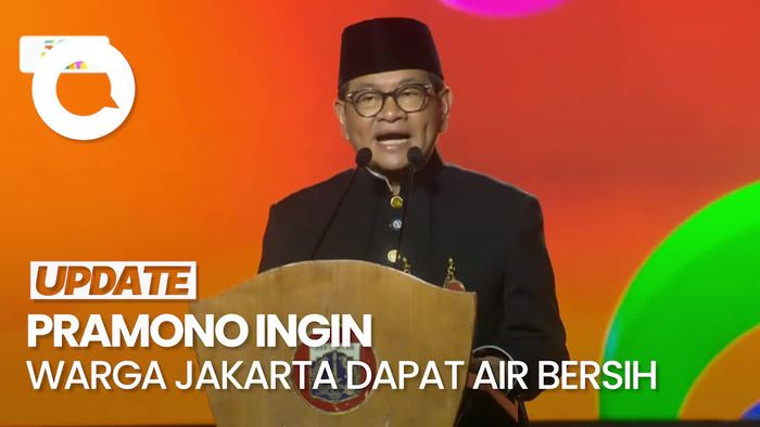Video Pramono Targetkan 2029 Semua Warga Jakarta Dapat Air Bersih