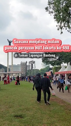 Video: Suasana Jelang Malam Puncak Perayaan HUT Jakarta ke-498