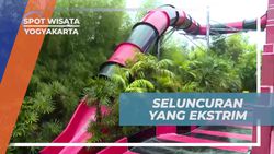 Mencoba Slider Ekstrim Bangle Boomeranggo di Jogja Bay, Yogyakarta  