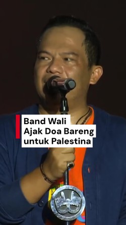 Video Doa Band Wali untuk Palestina di Malam Puncak Perayaan HUT Jakarta