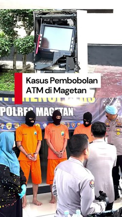 Video: Pelaku Pembobolan ATM di Magetan Ternyata Residivis