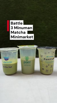 Video: Adu 3 Minuman Matcha Minimarket