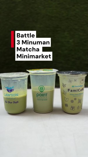 Video: Adu 3 Minuman Matcha Minimarket