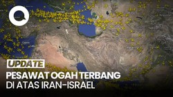 Video: Momen Pesawat-pesawat Hindari Ruang Udara Timur Tengah