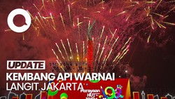Video: Pesta Kembang Api Tutup Puncak Perayaan HUT ke-498 Jakarta
