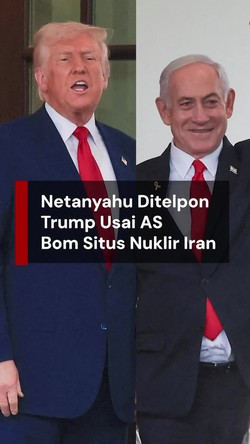 Video Netanyahu Ditelepon Trump Usai AS Ngebom Iran: Kita Menang!