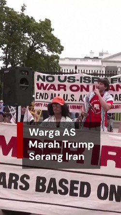 Video Warga AS: Kami Marah Trump Serang Iran, Takut Perang Dunia III