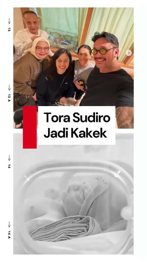 Video: Momen Kebahagiaan Tora Sudiro Jadi Kakek