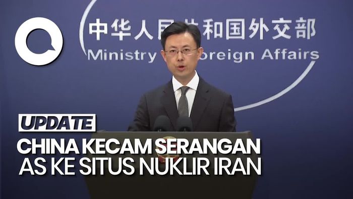 Video China Kecam AS Serang Situs Nuklir Iran: Pelanggaran Serius!