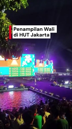Video: Aksi Wali Tutup Malam Perayaan HUT ke-498 Jakarta