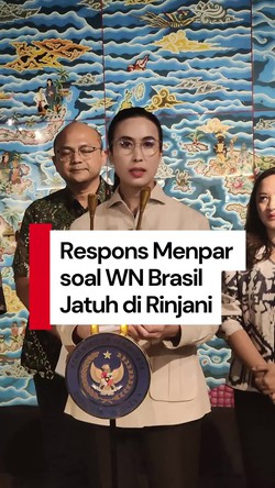 Video Menpar Minta Pariwisata Diperketat Buntut Turis Brasil Jatuh di Rinjani