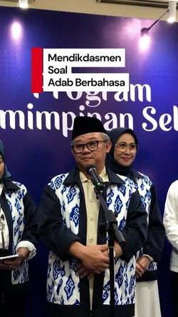 Video Mendikdasmen: Kini Orang Bicara Kasar-Kotor Seakan Biasa