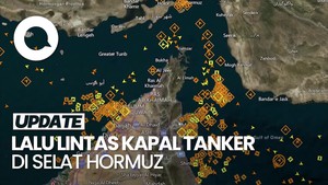 Video: Radar Lalu Lintas Kapal-kapal Tanker di Selat Hormuz