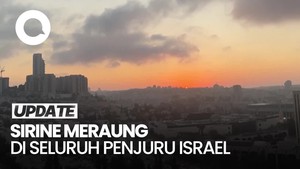 Video: Raungan Sirine Terus Berbunyi di Seluruh Penjuru Israel