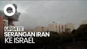 Video: Detik-detik Rudal Iran Tembus Iron Dome Lalu Hantam Bangunan Israel