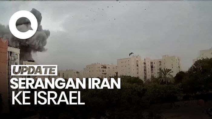 Video: Detik-detik Rudal Iran Tembus Iron Dome Lalu Hantam Bangunan Israel