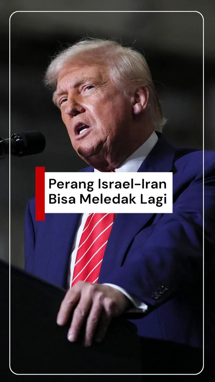 Video Trump: Perang Israel Vs Iran Bisa Meledak Lagi