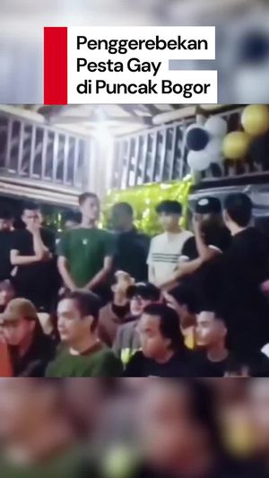 Video: Momen Penggerebekan Pesta Gay di Puncak Bogor