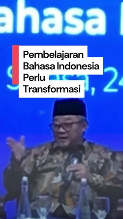 Video: Ayo Disimak! Ini 3 PR Mendikdasmen untuk Guru Bahasa Indonesia