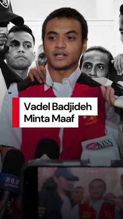 Video: Vadel Badjideh Minta Maaf, Akui Bohong ke Publik