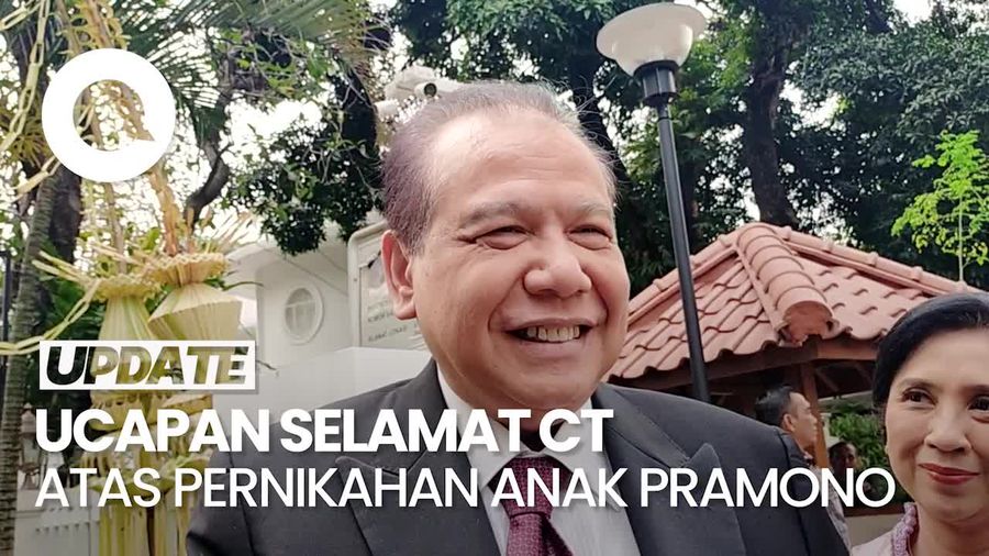 Video Hadiri Pernikahan Anak Pramono, CT: Semoga Bisa Sampai Kakek-Nenek
