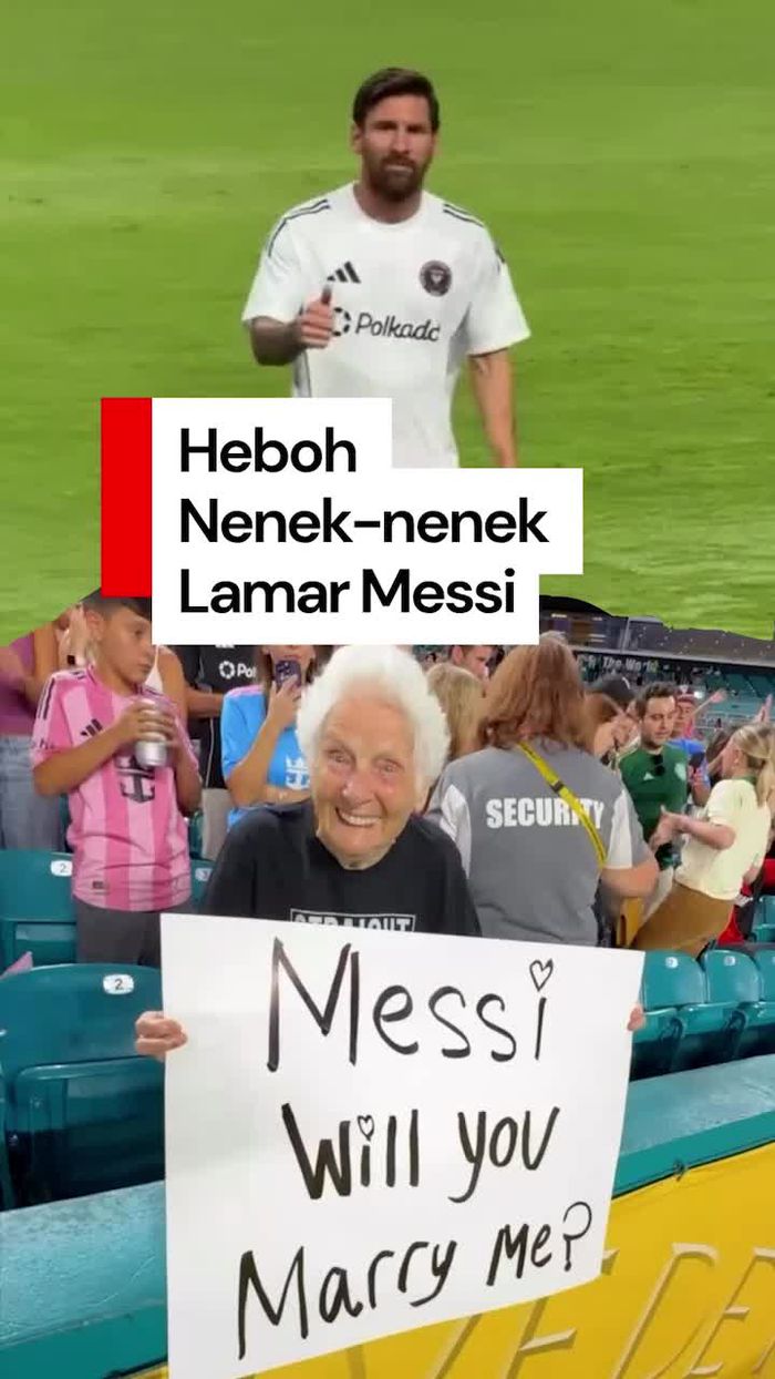 Video: Messi Dilamar Nenek-nenek di Piala Dunia Antarklub 