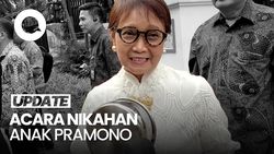 Video: Eks Menlu Retno Dapat Panci di Acara Akad Nikah Anak Pramono