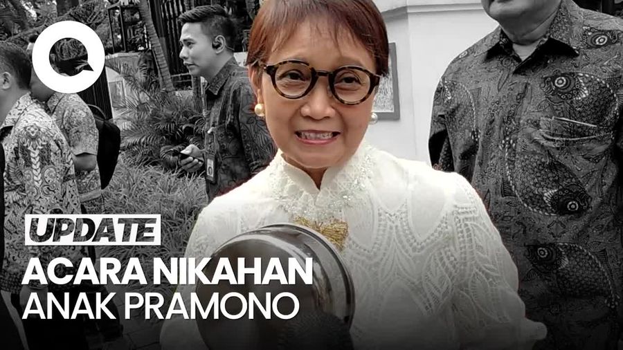 Video: Eks Menlu Retno Dapat Panci di Acara Akad Nikah Anak Pramono