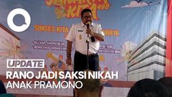 Video: Kelakar Rano saat Diminta Jadi Saksi Nikah Anak Pramono