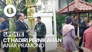 Video: CT, Megawati hingga Pak Bas Hadiri Pernikahan Anak Pramono 