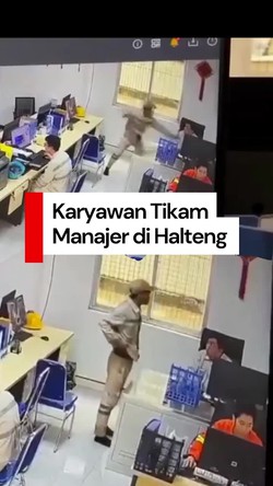 Video: Tak Terima Dipecat, Karyawan PT IWIP di Halteng Tikam Manajer