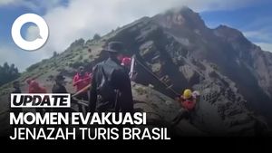 Video: Detik-detik Evakuasi Turis Brasil yang Jatuh di Jurang Rinjani