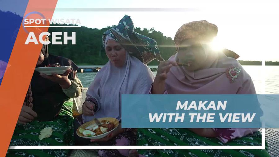 Menikmati Mie Aceh di Pinggir danau dengan Pemandangan Menakjubkan di Aceh  