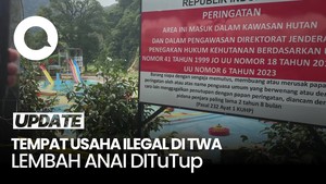  Video: Kemenhut Tutup Tempat Usaha Ilegal di TWA Lembah Anai Sumbar