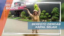 Berfoto dengan Kapal Selam Sebagai Spot Favorit di Basecamp Military Bogor  