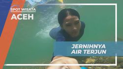 Menikmati Kejernihan Air Terjun Suhom Lhoong di Aceh Bersama Selebriti  