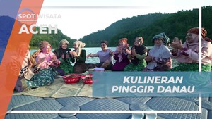 Menikmati Kuliner Mie Aceh di Pinggir Danau Aneuk Laot Aceh  